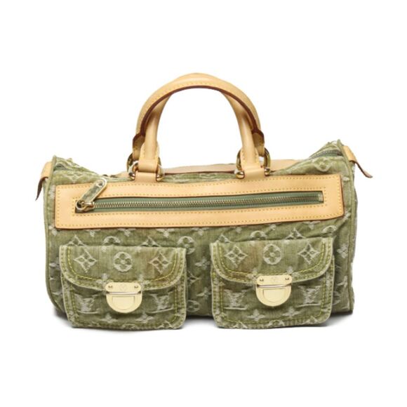 Louis Vuitton Neo Speedy Monogram Denim Mini Boston Riken Handbag - Picture 1 of 8